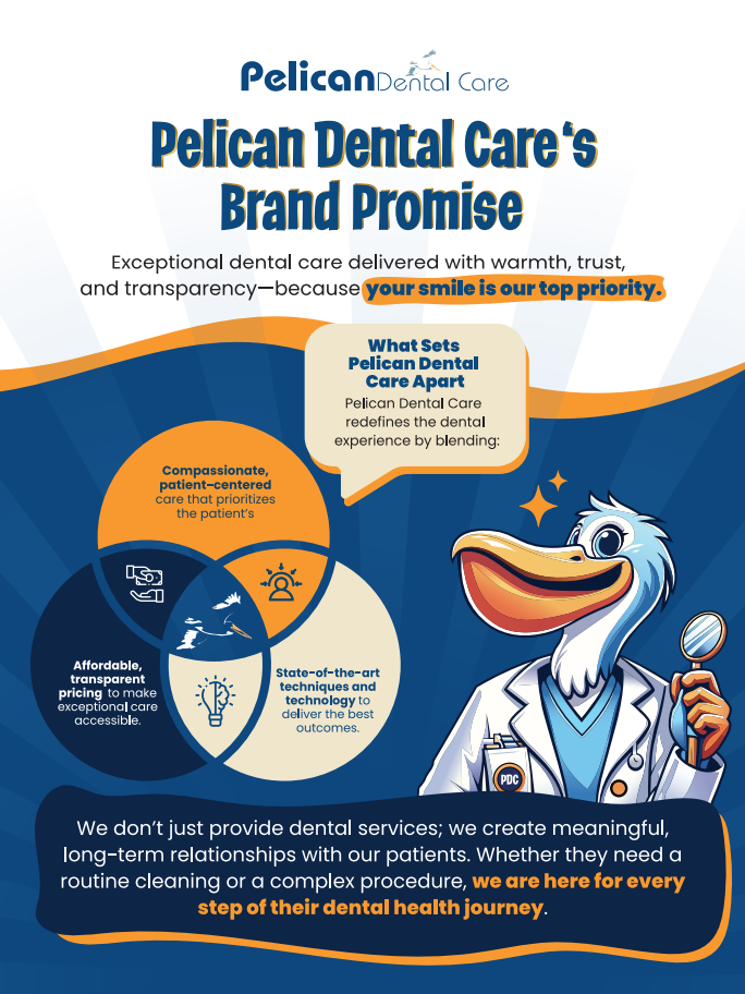 Pelican Dental Care's Brand Promise Pelican Dental Care's Brand Promise